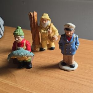 Fisherman Figurine Set - Multicolor